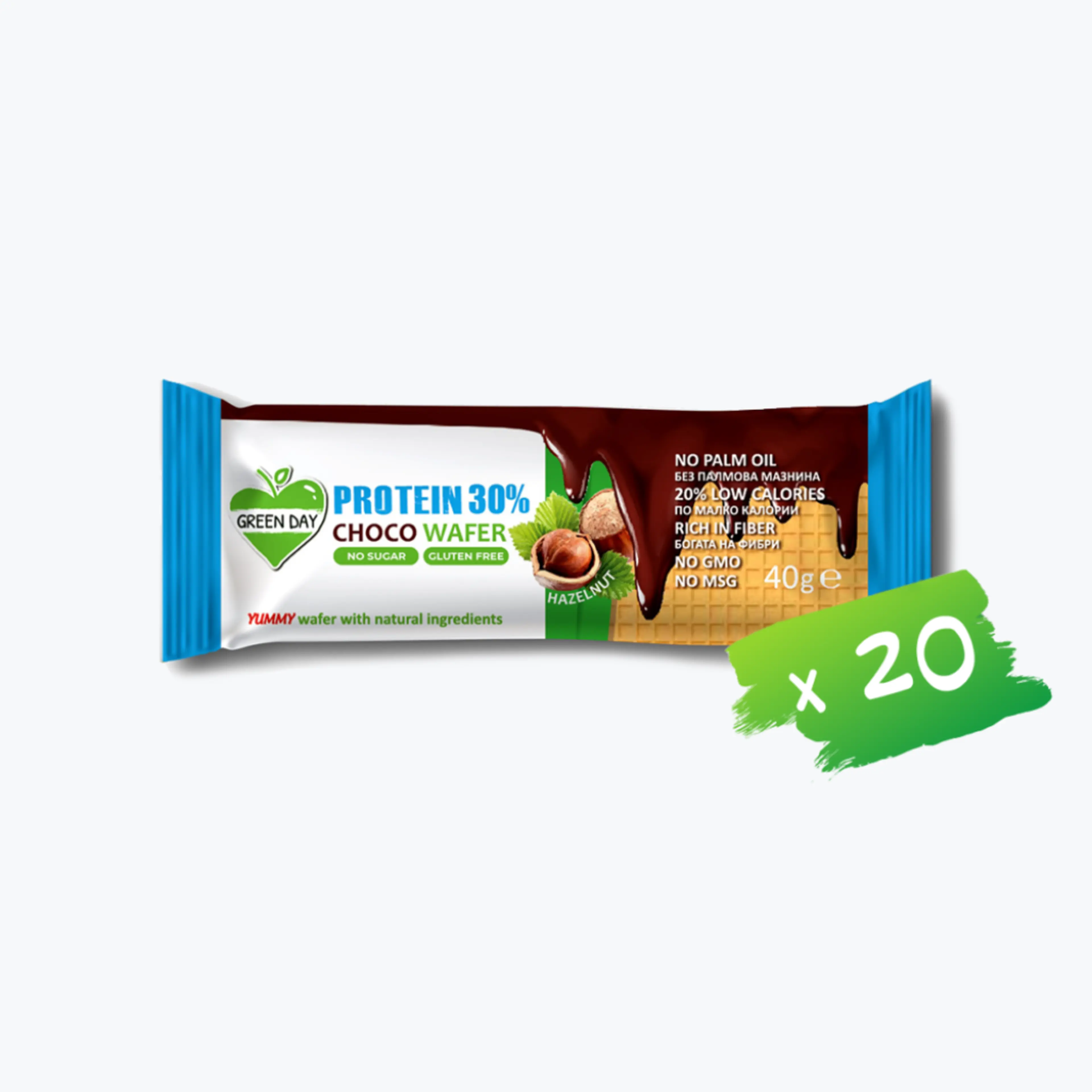 Протеинова Вафла Лешник