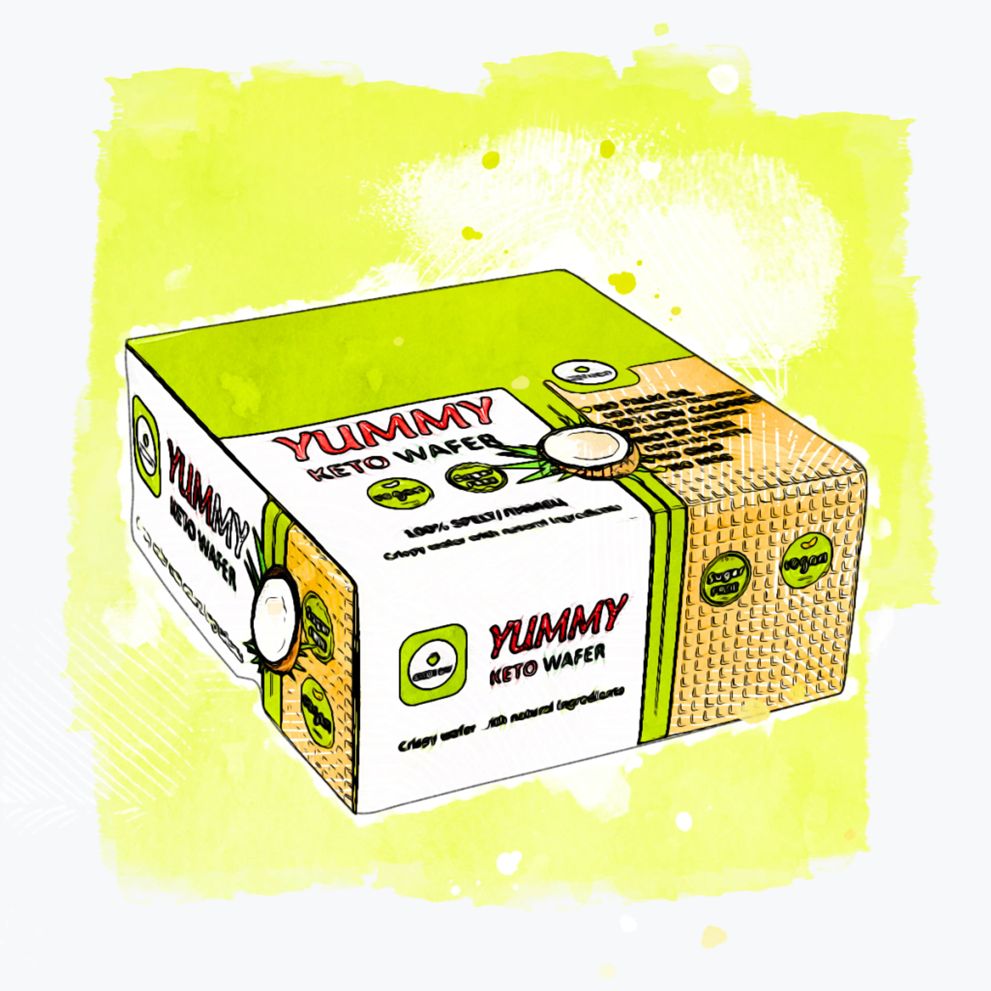 Вафла Кокос